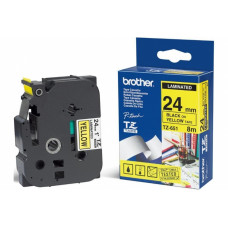 Brother TZe-651 Yellow/Black (TZE651) 24mm, 8m