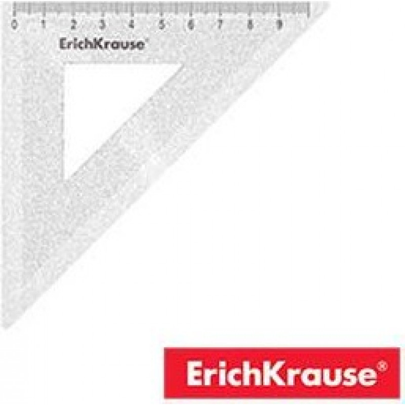 Trīsstūris 45*/9cm caurspīdīgs,  ErichKrause