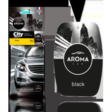 Aroma Car gaisa atsv. CITY Black