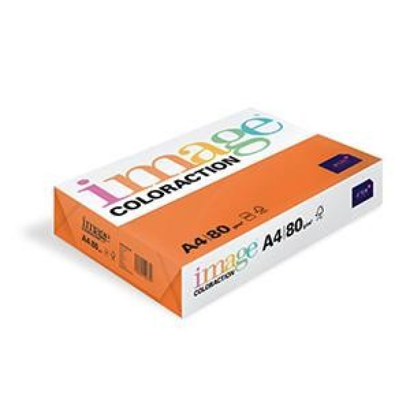 Krāsains papīrs IMAGE C. A4 80g/m2 500lap. Amsterdam/oranžā