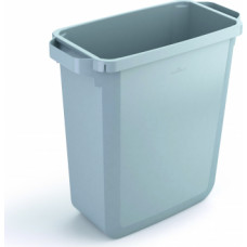 Atkritumu tvertne DURABIN® 60L taisnstūrveida, pelēka (vāciņš jāiegādājas atsevišķi)