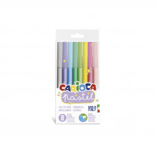 Flomasteri CARIOCA Pastel, 8 krāsas