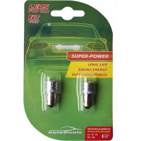 Autoduals B2-9 Autolampas LED BA9s, 1SMD, baltas, 2gab