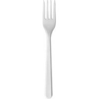 Dakšas 18cm/50gab.baltas PP daudzreizlietojamās