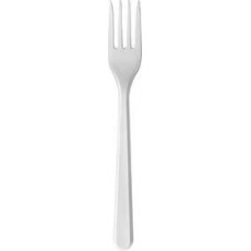 Dakšas 18cm/50gab.baltas PP daudzreizlietojamās