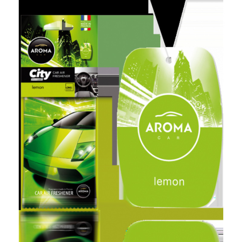 Aroma Car gaisa atsv. CITY Lemon