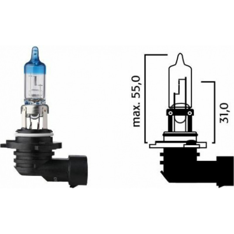 Flosser B-5 Autolampa HB3 12V 60W P20d Ultra Plus 90%