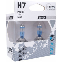Carmotion Auto spuldžu komplekts, H7 12V, 55W, 5000K, +120%