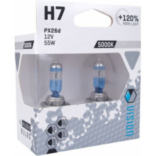 Carmotion Auto spuldžu komplekts, H7 12V, 55W, 5000K, +120%