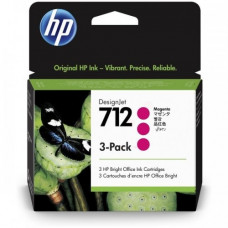 Hewlett-Packard HP Ink No.712 Magenta tri-pack (3ED78A)