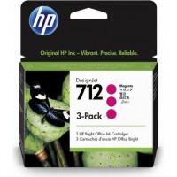 Hewlett-Packard HP Ink No.712 Magenta tri-pack (3ED78A)