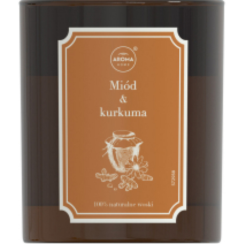 Aroma Aromātiskā svece Herbarium 160g, Miod & Kurkuma