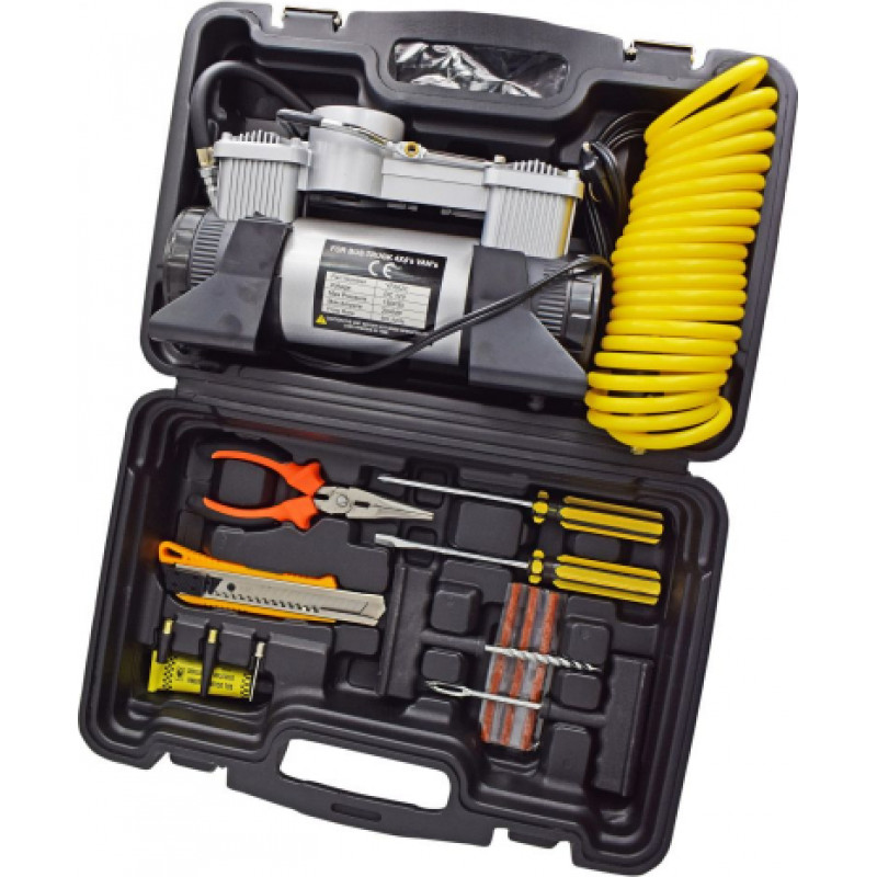 Autoduals A-3 Gaisa kompresors ar remkompl. 12V, 10 Bar., 60L/min