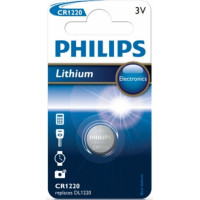 Philips B-5 Baterijas PHILIPS CR 1220 3V Lithium Minicells, 1 gab.