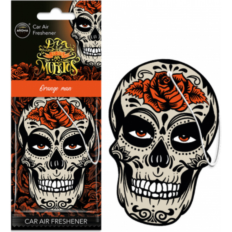 Aroma Car gaisa atsv. Skull Orange Man