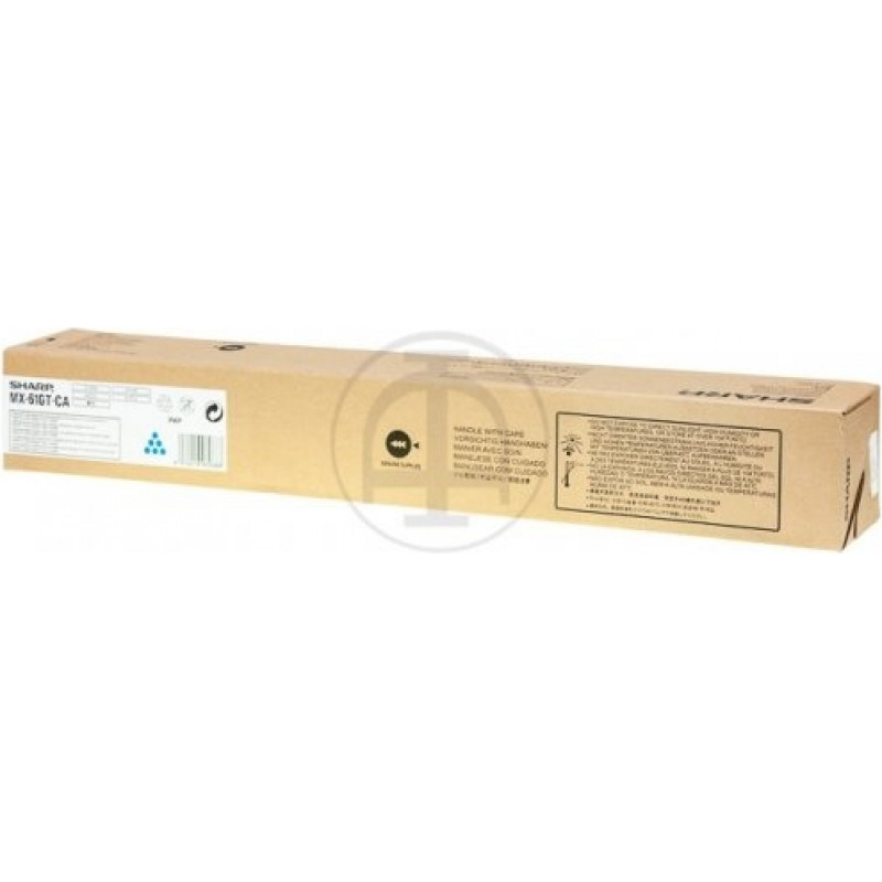 Sharp toner cartridge high capacity cyan (MX61GTCA)