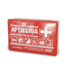 B-7 Pirmās palīdzības aptieciņa, plastm. kastē