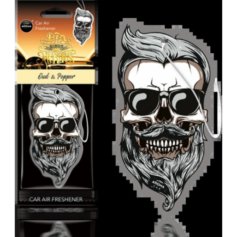 Aroma Car gaisa atsv. Oud & Pepper Skull
