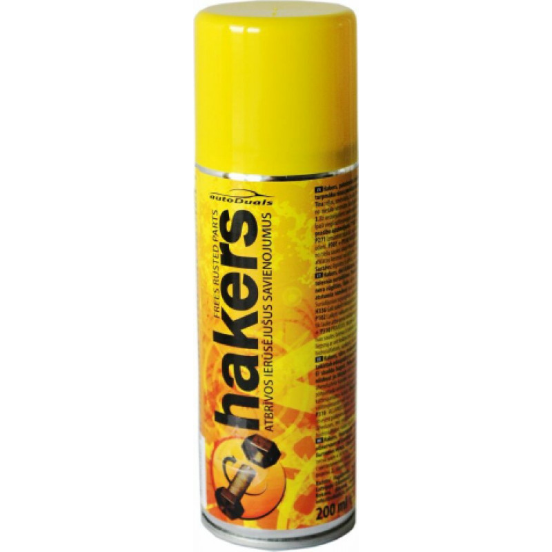 HAKERS - līdz. ierūsējušām skrūvēm, 200ml
