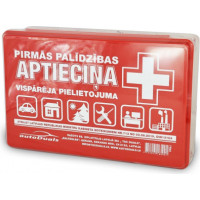 B-7 Pirmās palīdzības aptieciņa, plastm. kastē