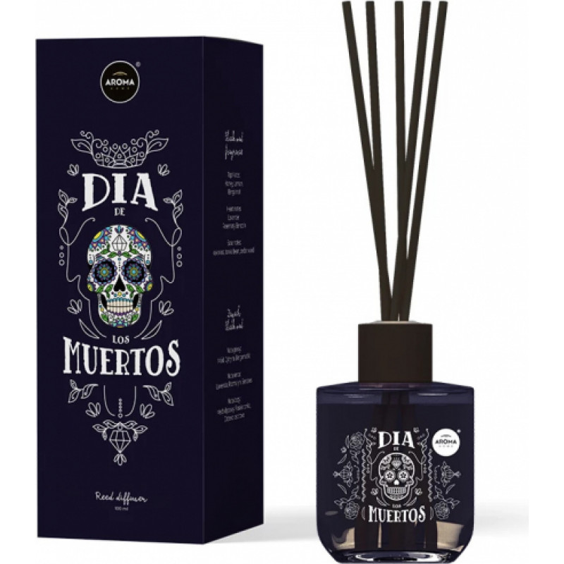 Aroma Home kociņi Dia De Los Muertos Black oud 100ml