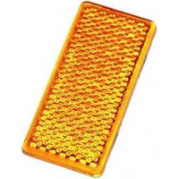 B-11 Atstarotājs četrstūrains pašlīmējošs, oranžs 90x45 mm