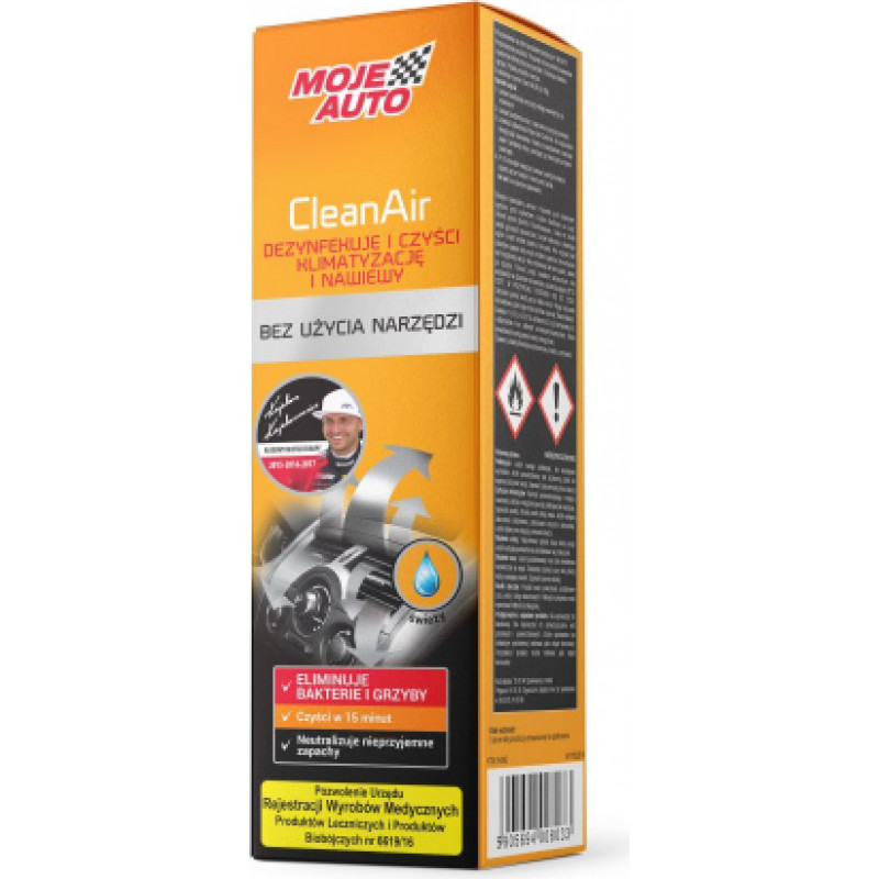 Moje Auto B-17 Moje Auto kondicionieru tīrīšanas līdz. aerosolā, 150ml