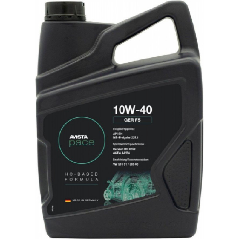 Avista Oil Motoreļļa Avista GER FS SAE 10W-40 (1L)