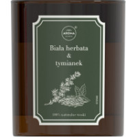 Aroma Aromātiskā svece Herbarium 160g, herbata &Tymianek