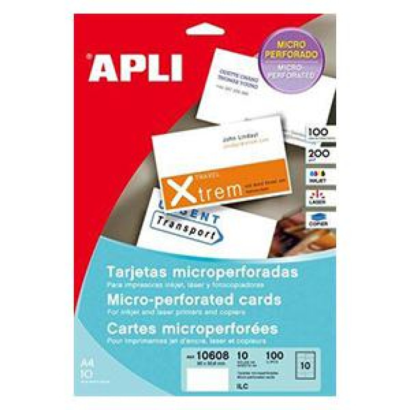 Vizītkaršu bloks A4 400 vizītkartēm