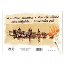 Akvareļu albums A3,  10 lapas,  210 g/m2,  SMLT