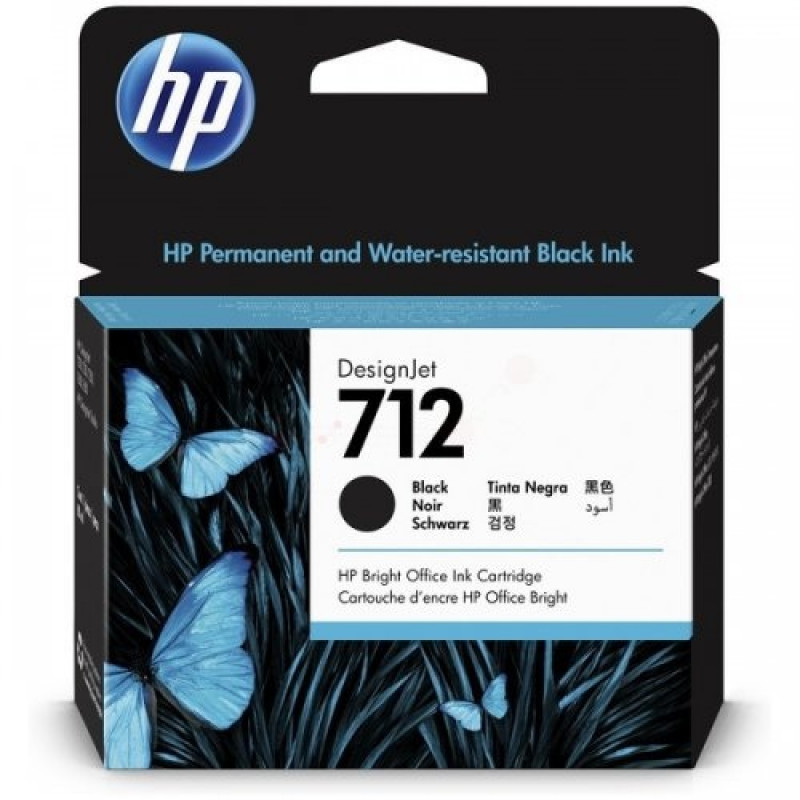 Hewlett-Packard HP Ink No.712 Black (3ED71A)