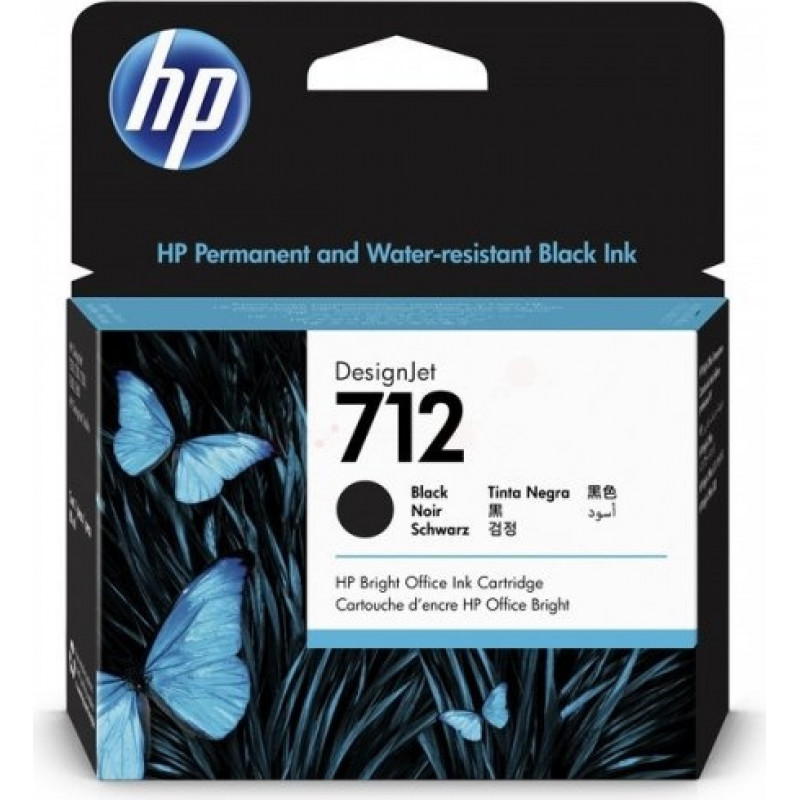 Hewlett-Packard HP Ink No.712 Black (3ED71A)