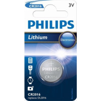 Philips B-5 Baterijas PHILIPS CR 2016 Lithium Minicells, 1 gab.