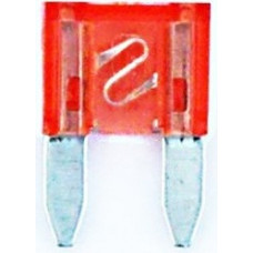 Drošinātāji  Mini 10A - 10 mm - sarkani