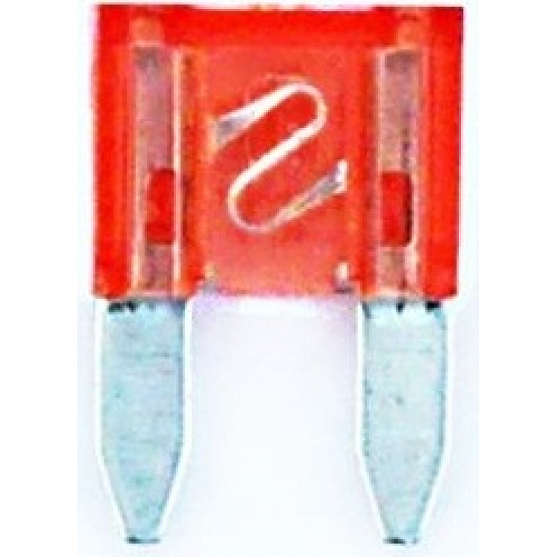 Drošinātāji  Mini 10A - 10 mm - sarkani