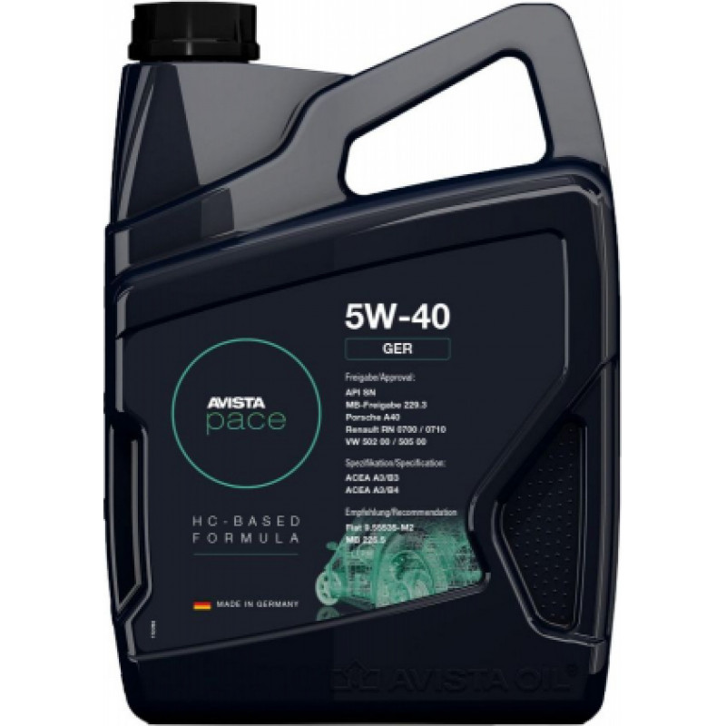 Avista Oil Motoreļļa Avista GER SAE 5W-40 (1L)