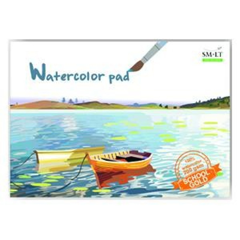 Akvareļu albums A4,  20 lapas,  210g/m2,  SMLT