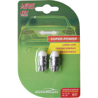 Autoduals B2-9 Autolampas LED T10 Canbus, baltas, 2gab