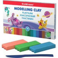 *Plastilīns 18 krāsas Monsters ErichKrause