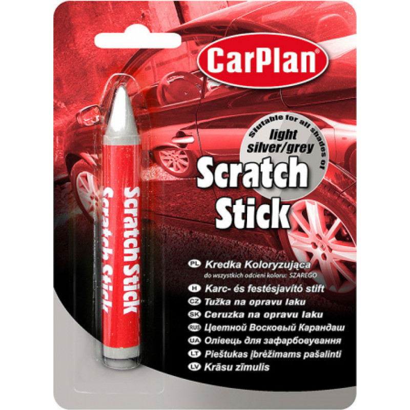 Carplan B-11 CarPlan skrāpējumu aizkrāsoš. zīmulis, sudrabots-pelēks
