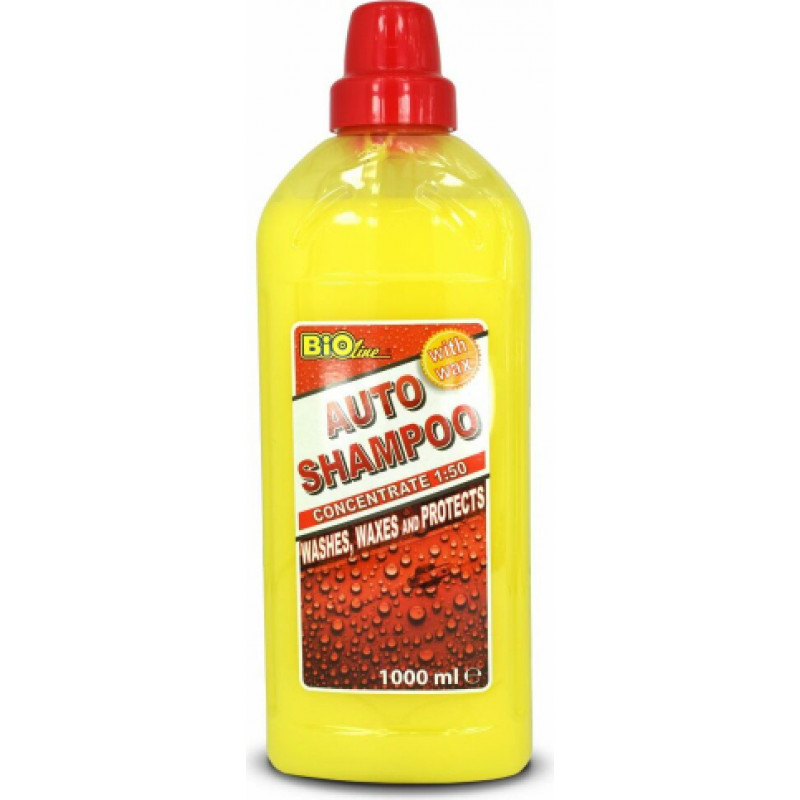Bioline Auto šampūns ar vasku, 1L