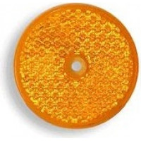 B-11 Atstarotājs apaļš pieskrūvējams un pašlīm.,oranžs60mm