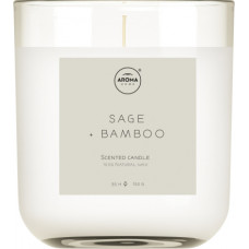 Aroma Aromātiskā svece Simplicity 150g, Sage& Bamboo