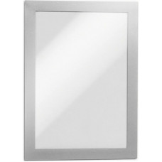Pašlīpoša kabata DURABLE DURAFRAME ar rāmi sudraba krāsā, A5 formāts