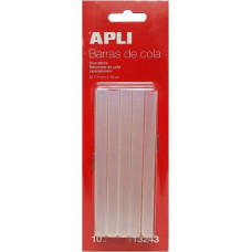 Karstās līmes stienīši APLI līmes pistolei 7.5mm x 10cm, baltas, (10gab.)