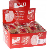 Līmlente APLI 19mm x 33m, caurspīdīga ( Gab. x 5 )