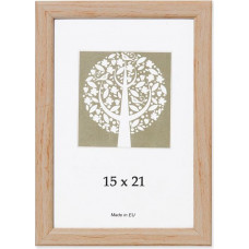 Foto rāmis, plastmasas, A5, 15 x 21 cm, koka krāsā