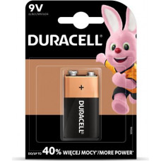 Baterija DURACELL 9V, LR61, 1 gab./iepak.