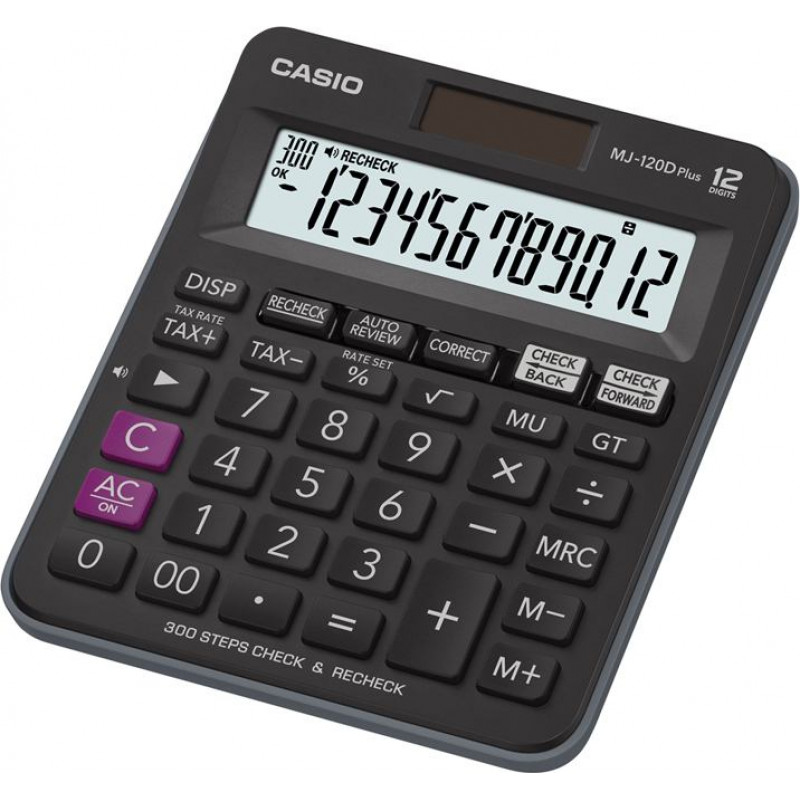 Galda kalkulators CASIO MJ-120+, 127 x 148 x 29 mm